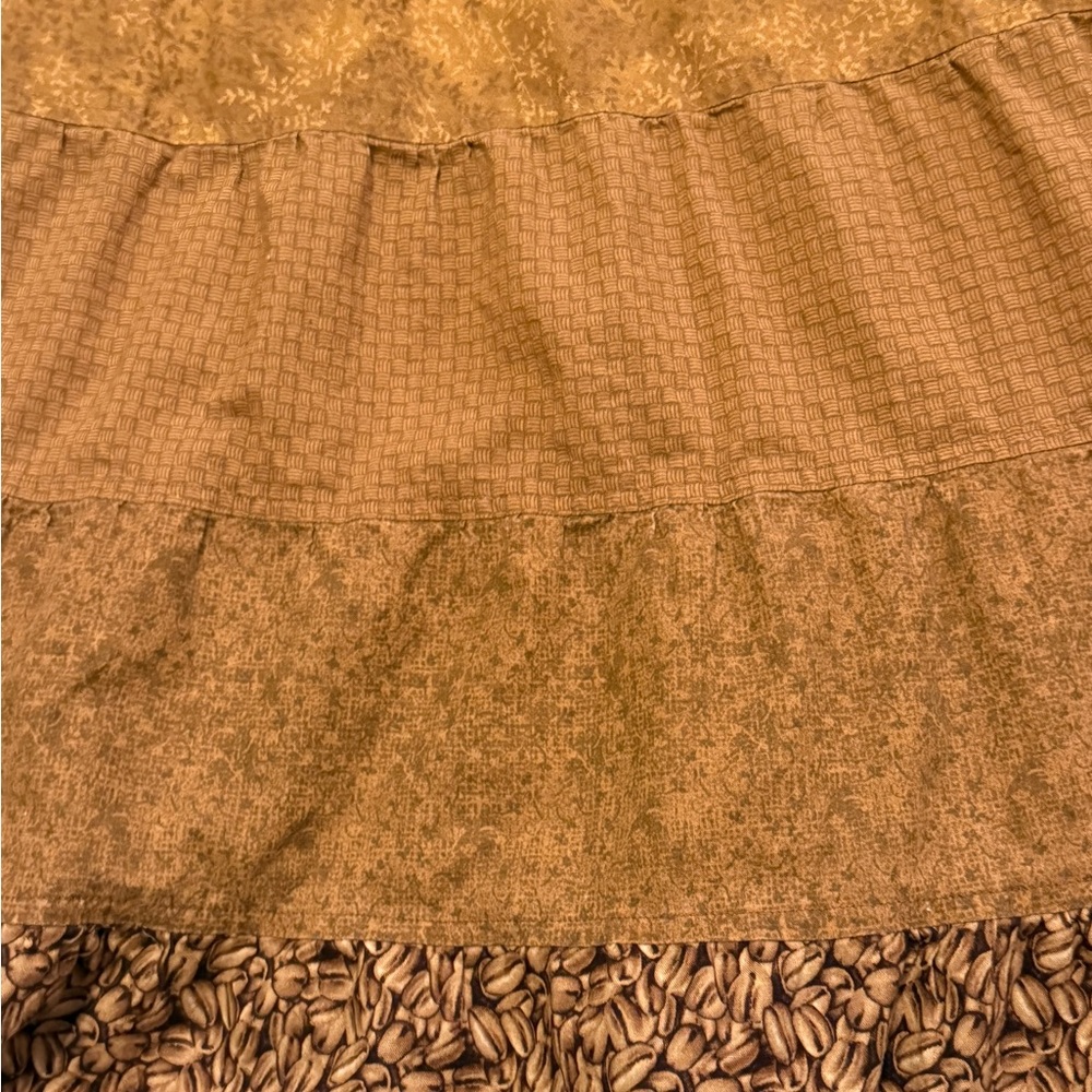 Handmade Brown Tiered Skirt Great condition - Picture 5 of 9